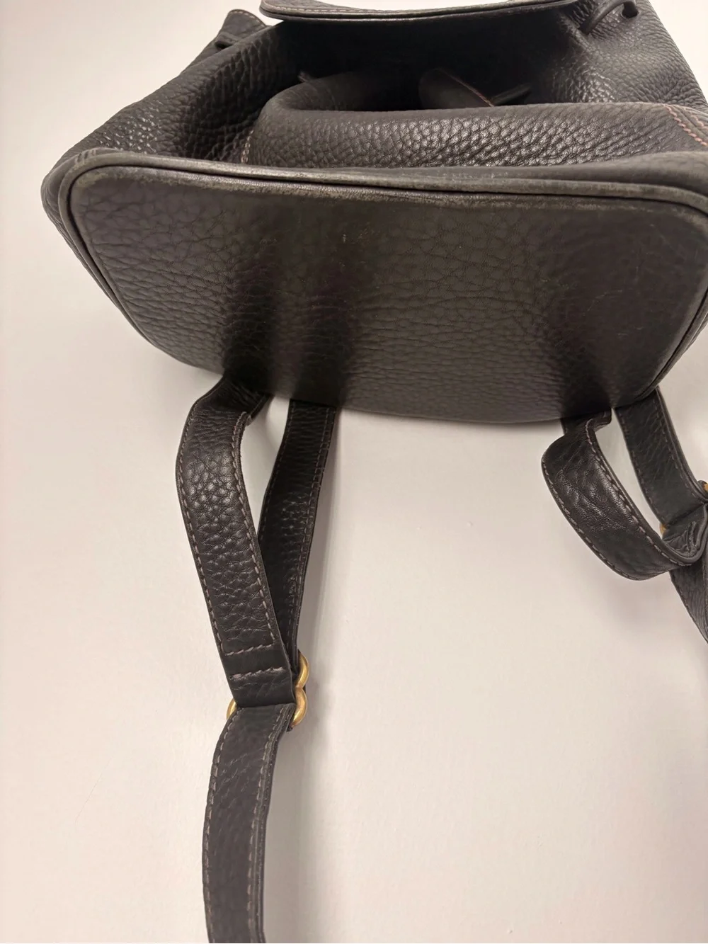 Vintage Coach Backpack Black Pebbled LeatherSonoma 4911 Dustbag EUC
